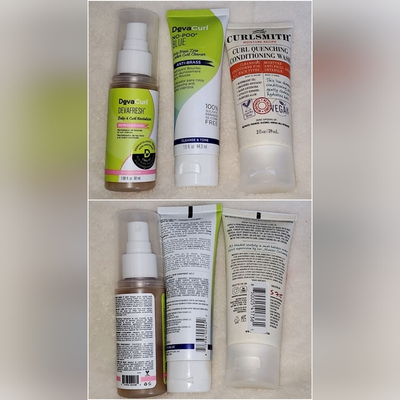 NEW - Bundle of 8 - Hair Care Curly Wavy Products DevaCurl Curlsmith Oui Bag - Picture 7 of 12